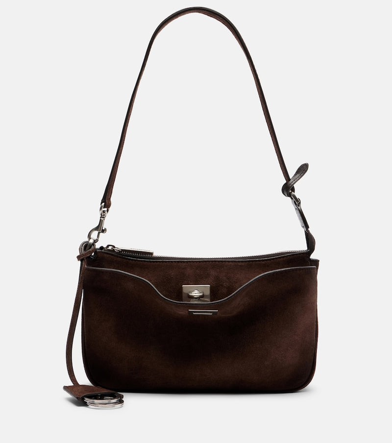 Balenciaga Rodeo suede shoulder bag