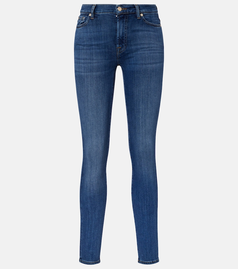 7 For All Mankind HW high-waist skinny jeans