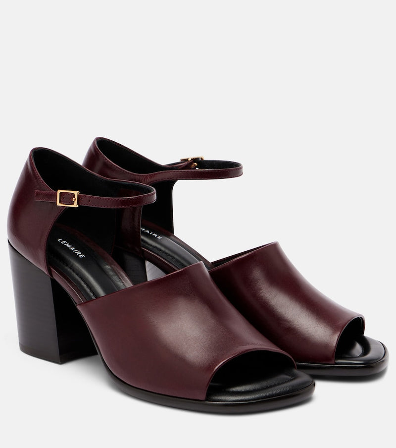 Lemaire 80 leather sandals