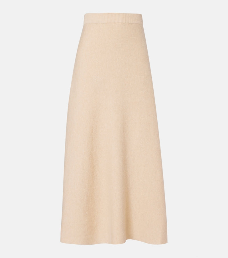 Max Mara Giberna wool and cashmere maxi skirt