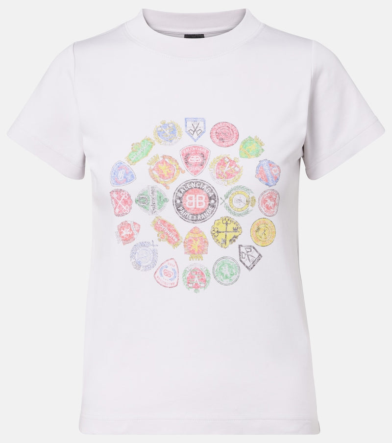 Balenciaga Printed cotton jersey T-shirt