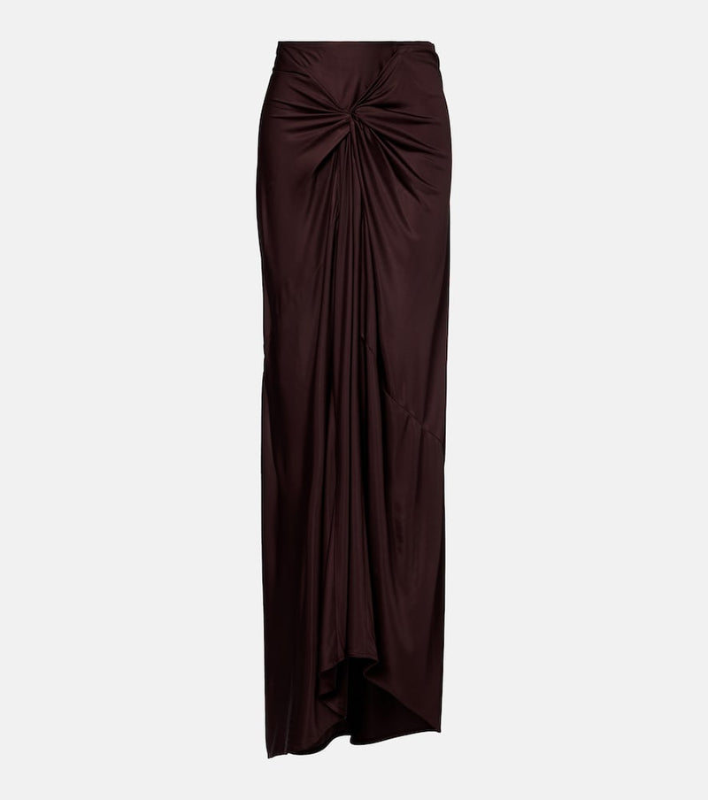 Dries Van Noten Draped maxi skirt