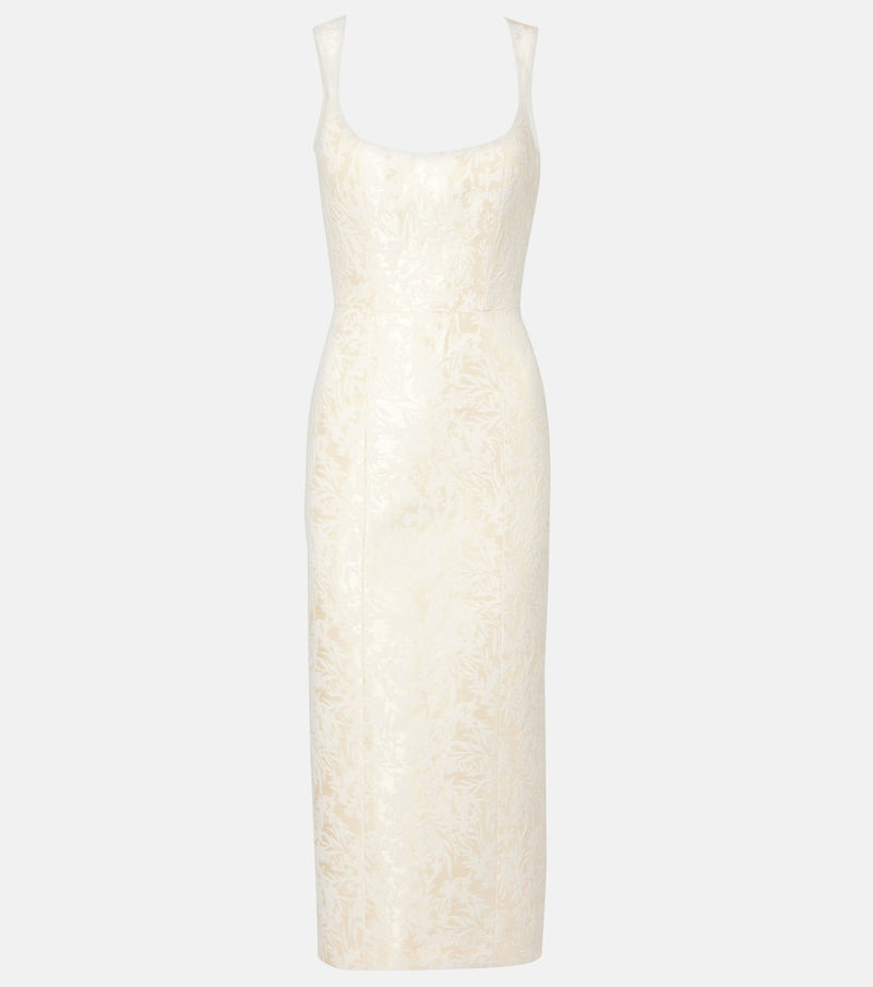 Markarian Numa velvet midi dress
