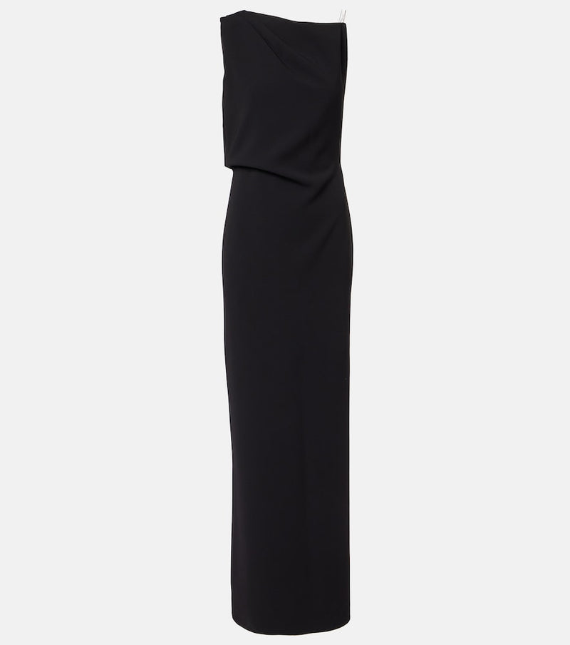 Max Mara Pentola asymmetric maxi dress