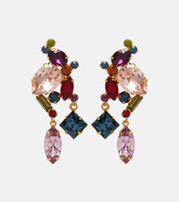 Jennifer Behr Ambra crystal-embellished drop earrings