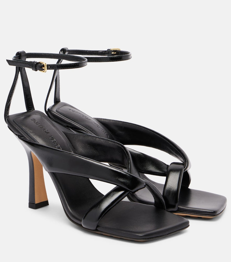 Bottega Veneta Riva 90 leather sandals
