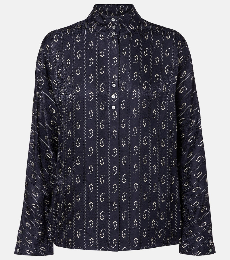 Tory Burch Paisley jacquard shirt