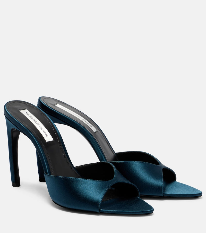 Victoria Beckham Harlow 100 satin mules