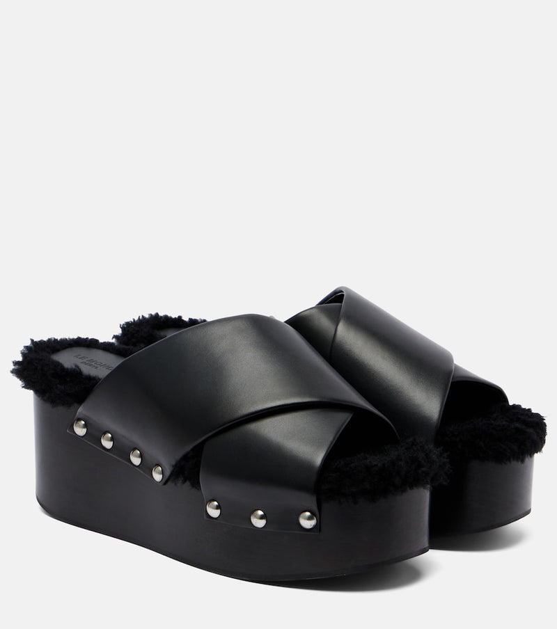 Le Monde Beryl Leather sandals