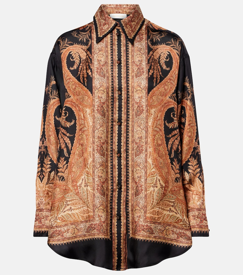 Zimmermann Hypnotic silk shirt