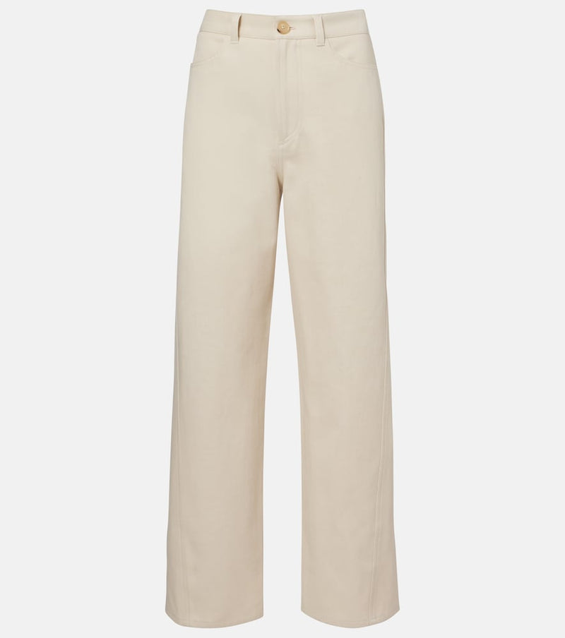 Toteme Mid-rise wide-leg jeans
