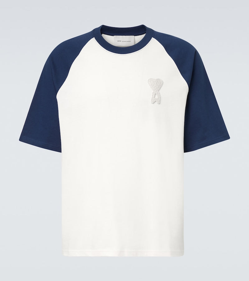 Ami Paris Ami De Cour cotton jersey T-shirt