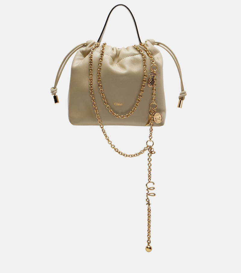 Chloe Chloe Icons Mini leather bucket bag