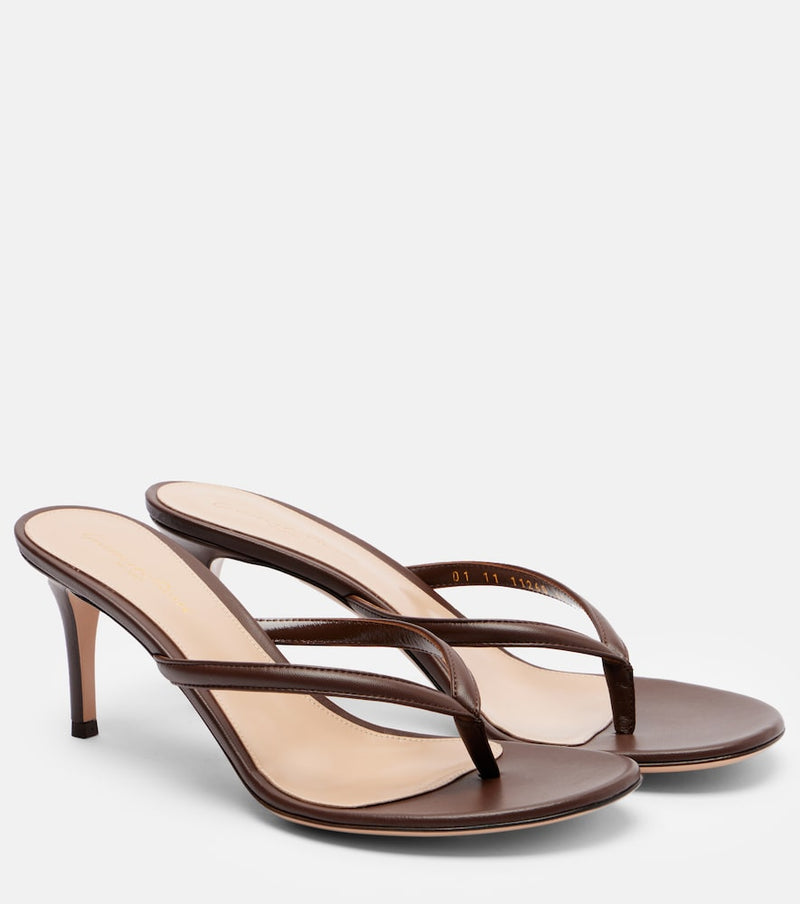 Gianvito Rossi Calypso 70 leather sandals