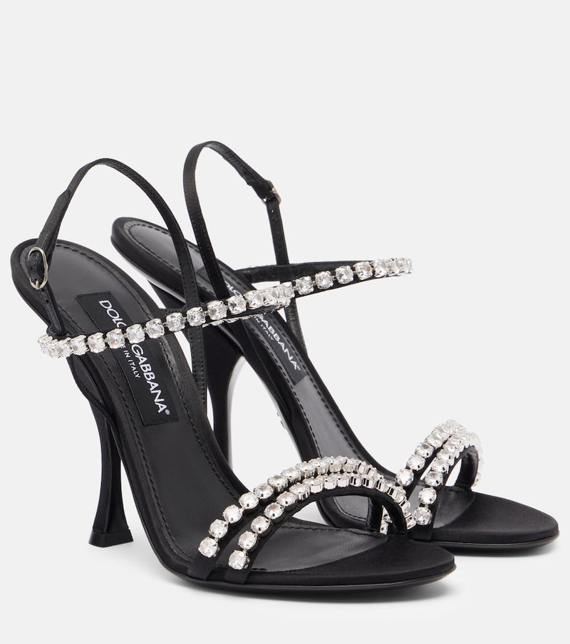Dolce & Gabbana Crystal-embellished sandals