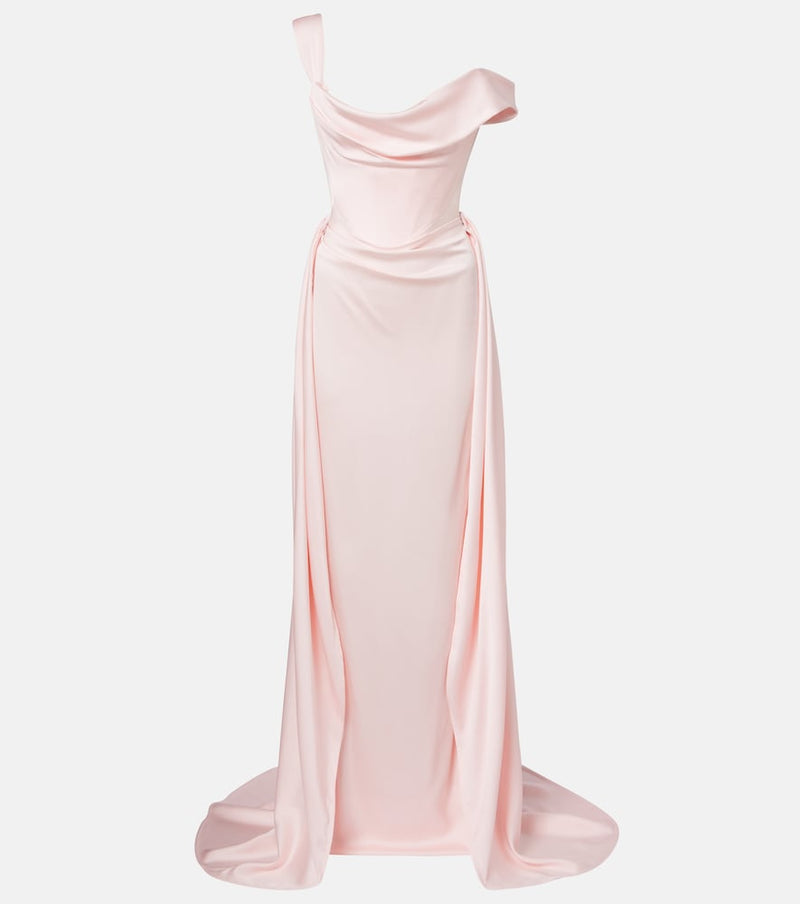 Vivienne Westwood Nova Grace draped asymmetric gown