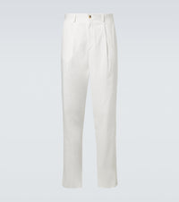 Giorgio Armani Cotton-blend straight pants