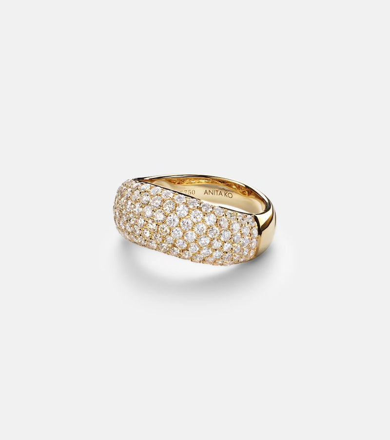 Anita Ko Celeste 18kt gold ring with diamonds