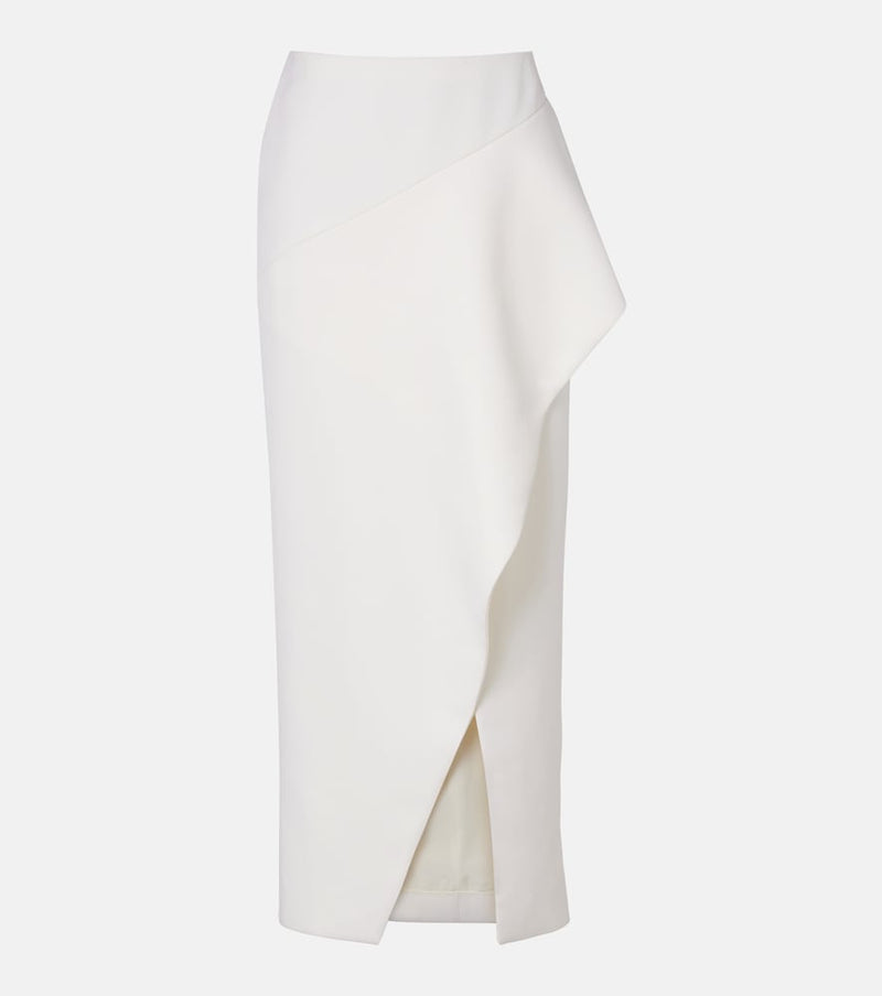 Khaite Jaia wool midi skirt