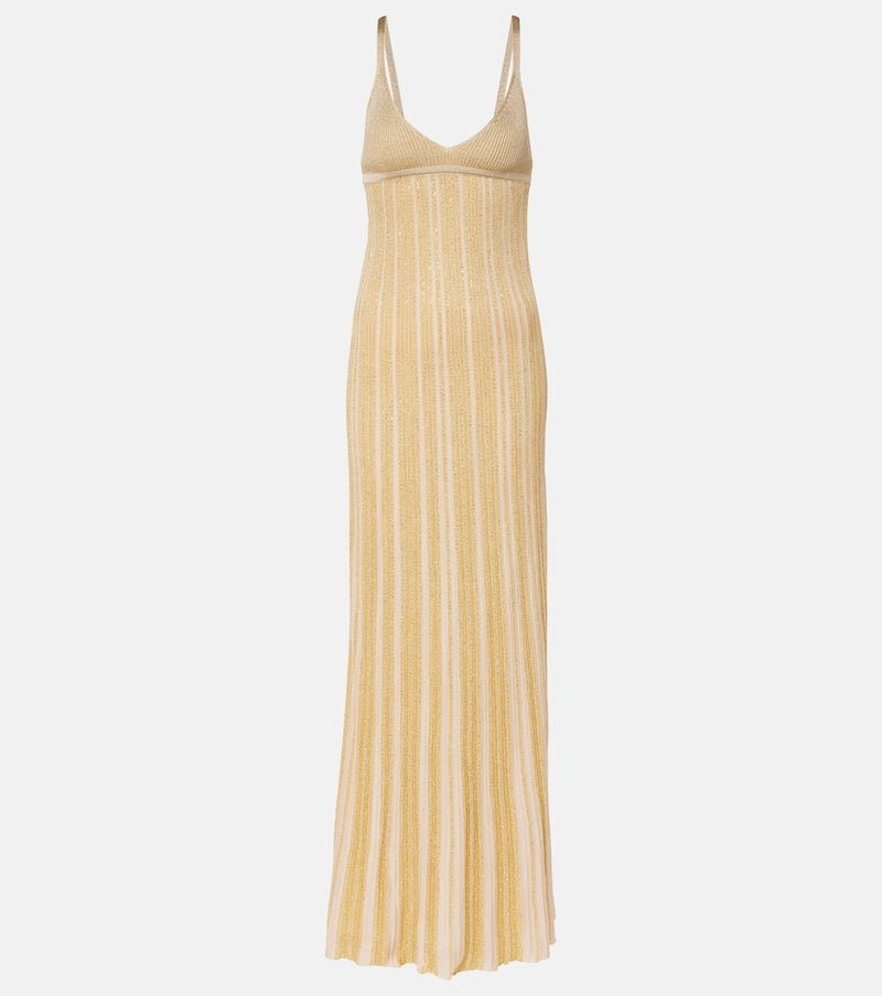 Missoni Sequined lame maxi dress