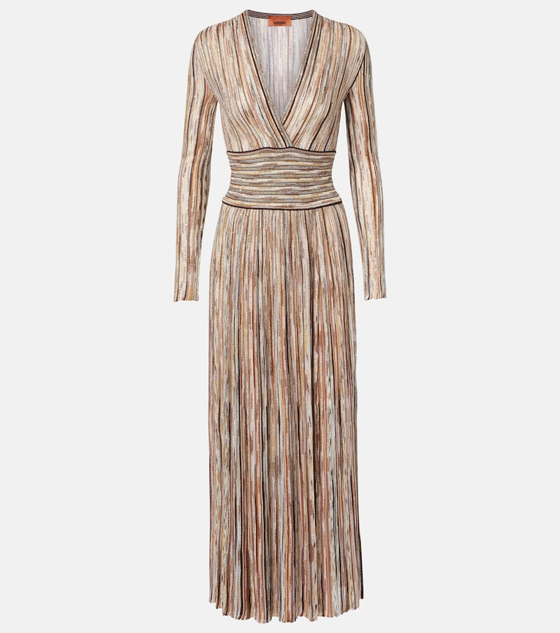 Missoni Sequined striped maxi dress