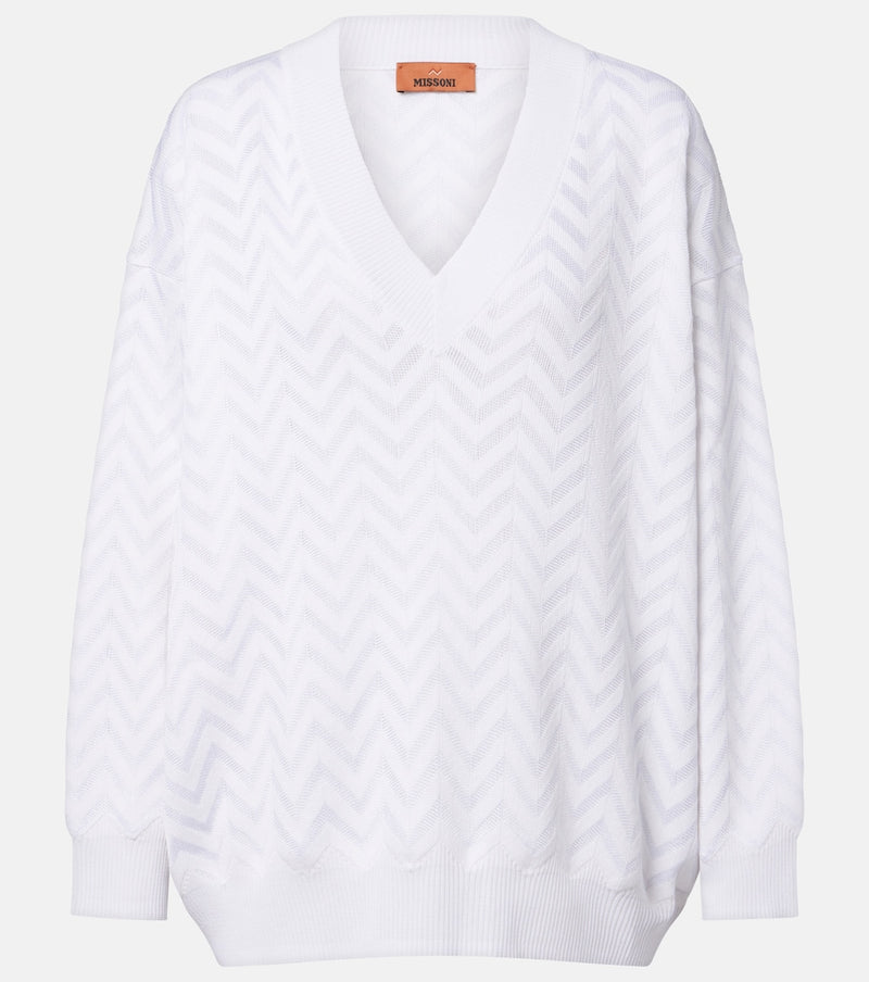 Missoni Zigzag cotton-blend sweater
