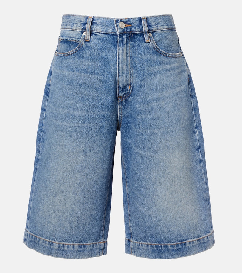 Frame x Amelia Gray Jort high-rise denim shorts