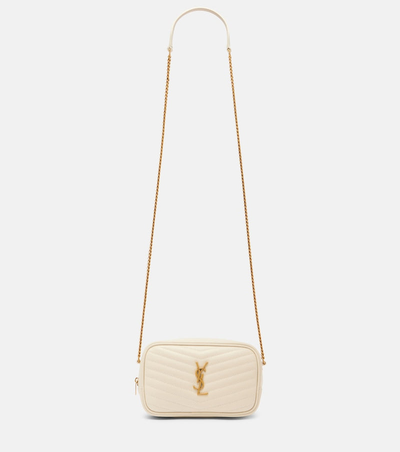 Saint Laurent Lou Mini matelasse leather camera bag