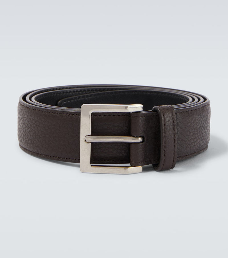 Saint Laurent Vadim leather belt