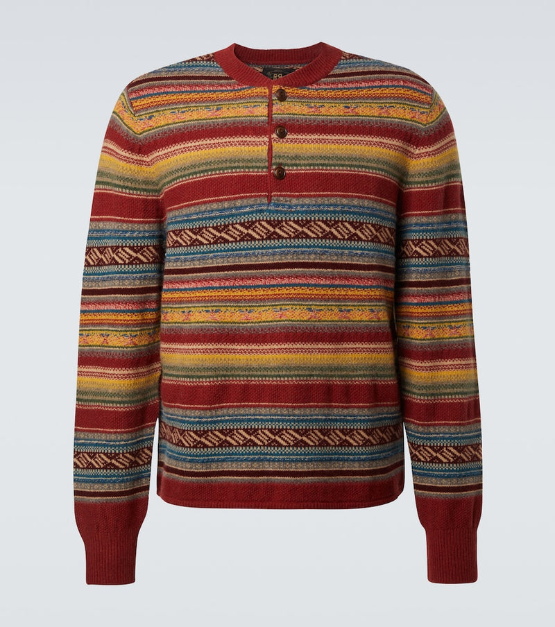 RRL Wool-blend jacquard sweater