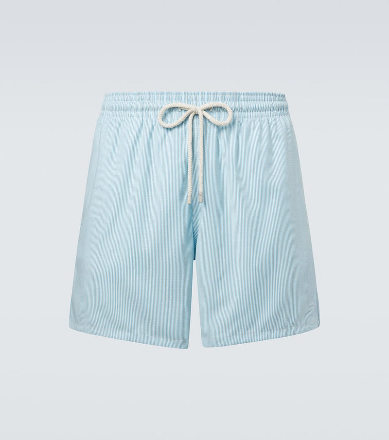 Vilebrequin Bengal stripe wool swim trunks