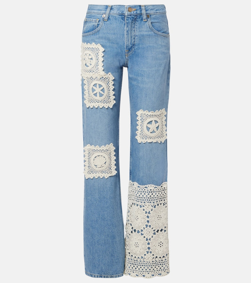 Alanui Island\'s Diary straight jeans
