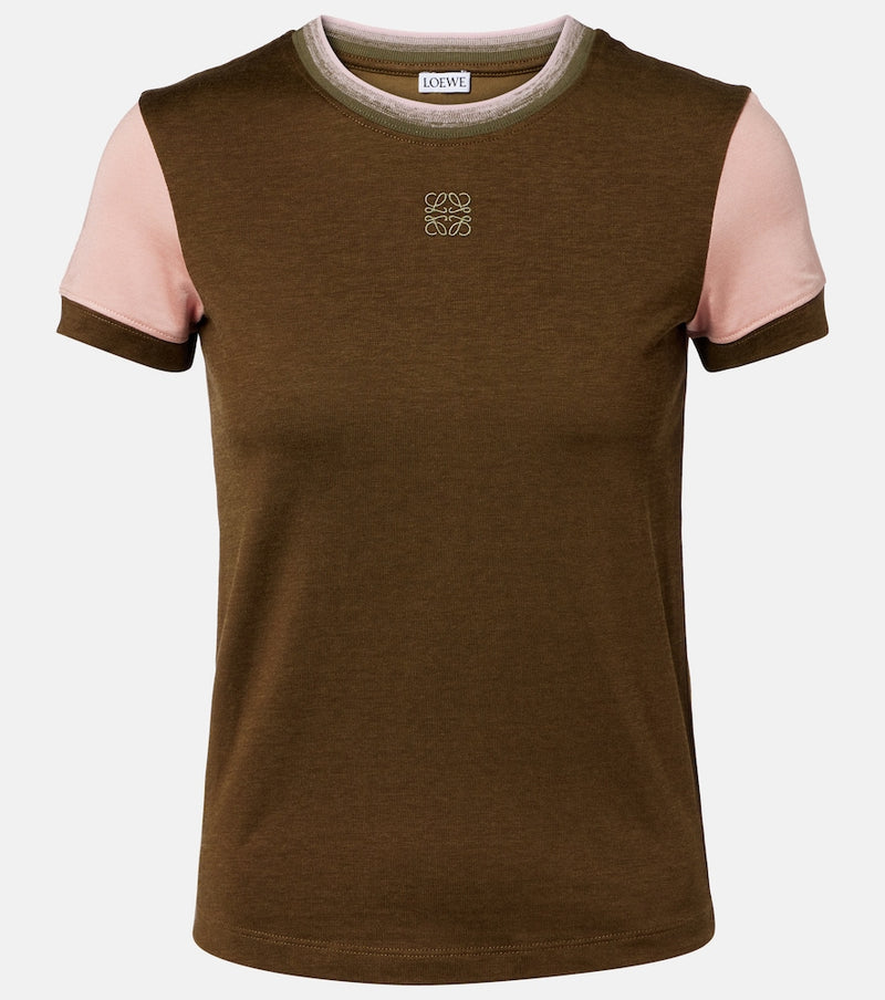 Loewe Cotton-blend jersey T-shirt