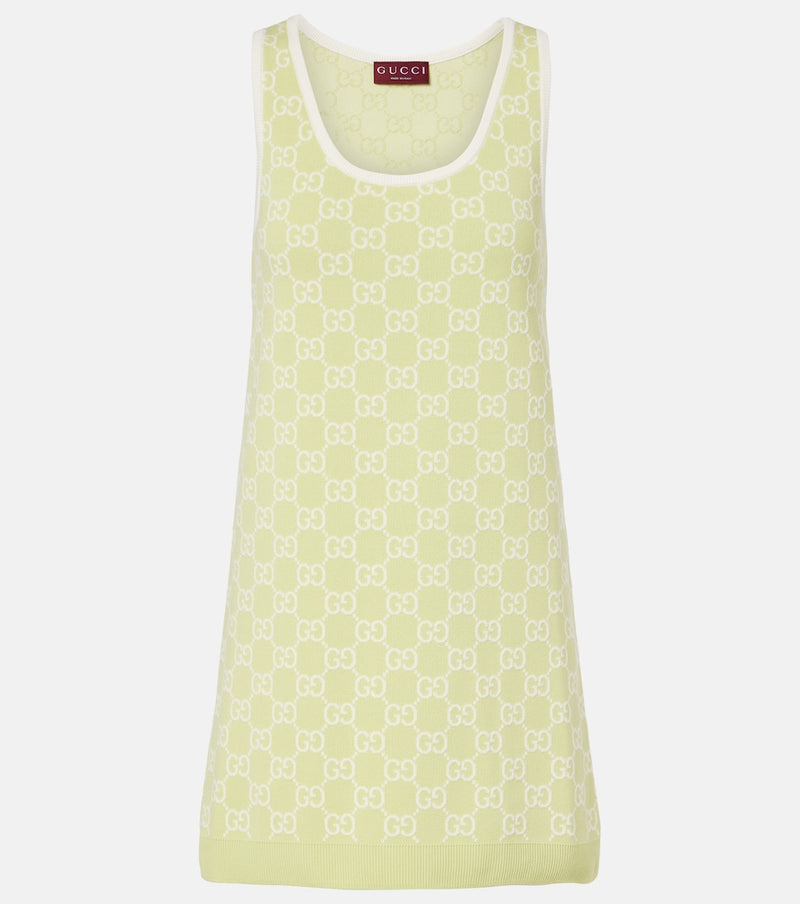 Gucci GG cotton jacquard minidress