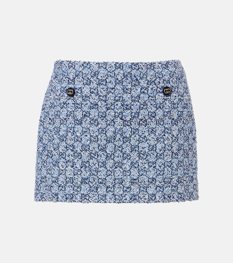 Gucci GG tweed miniskirt