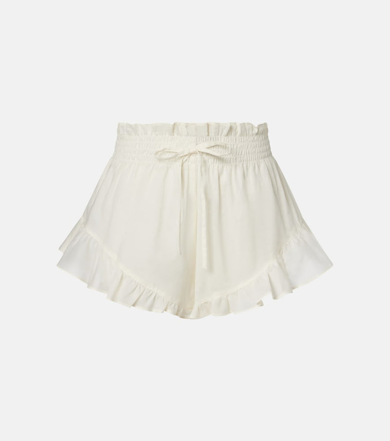 Montce Ruffled cotton shorts