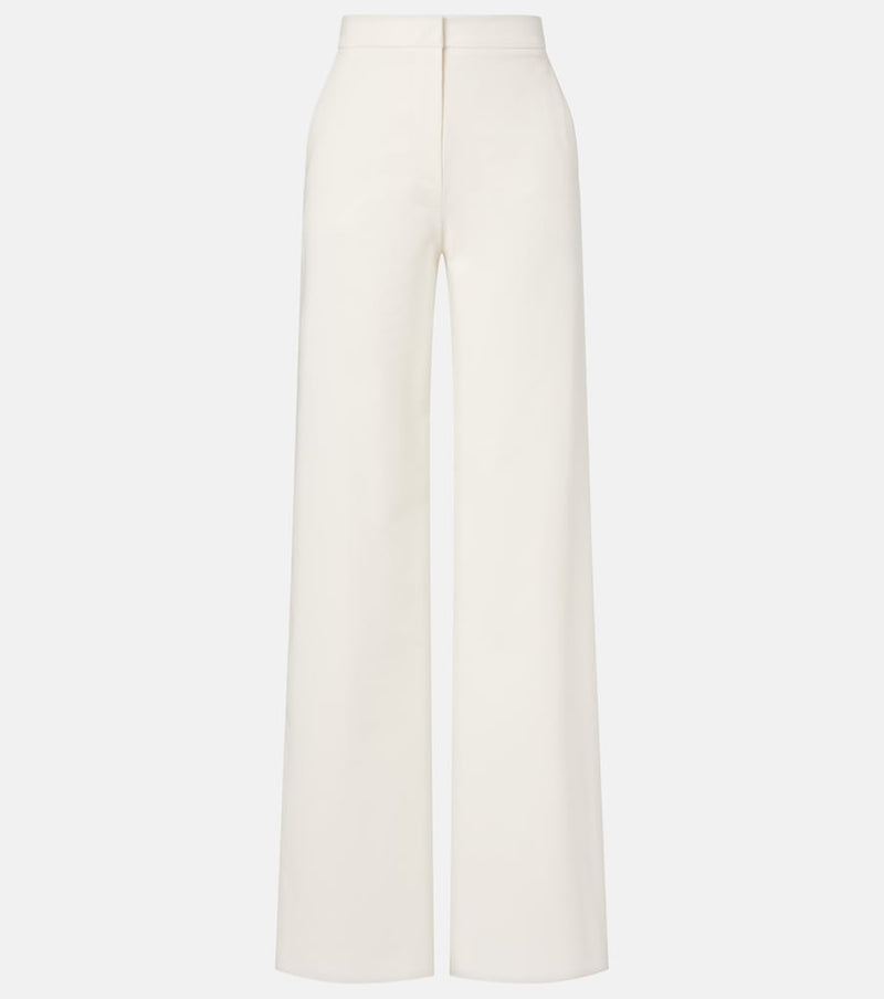 Max Mara Dentice cotton-blend wide-leg pants