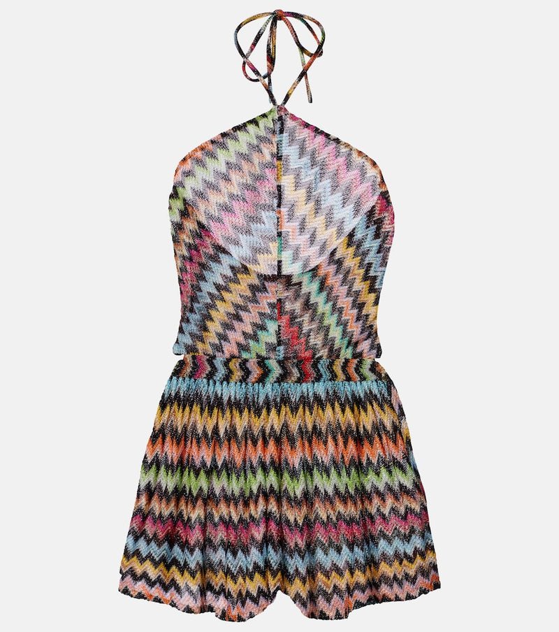 Missoni Zigzag lame playsuit