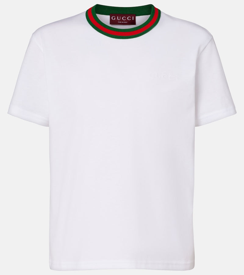 Gucci Webstripe cotton jersey T-shirt
