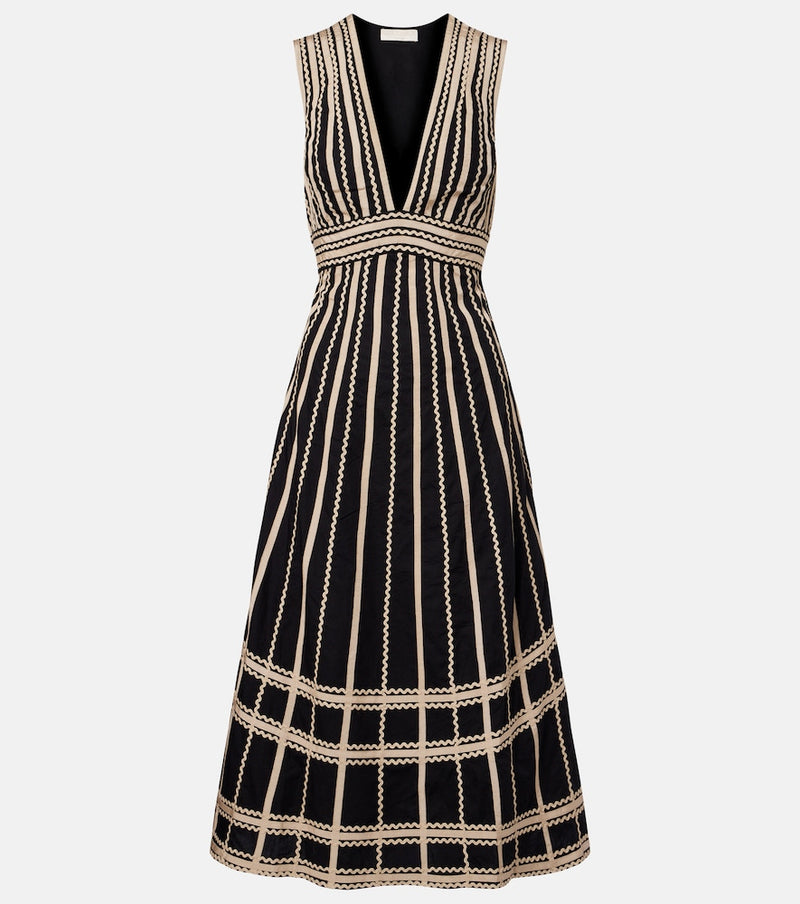 Ulla Johnson Palermo cotton poplin midi dress
