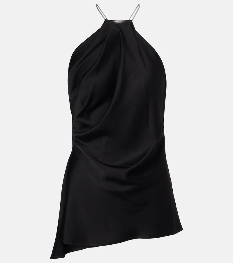 Victoria Beckham Draped satin top