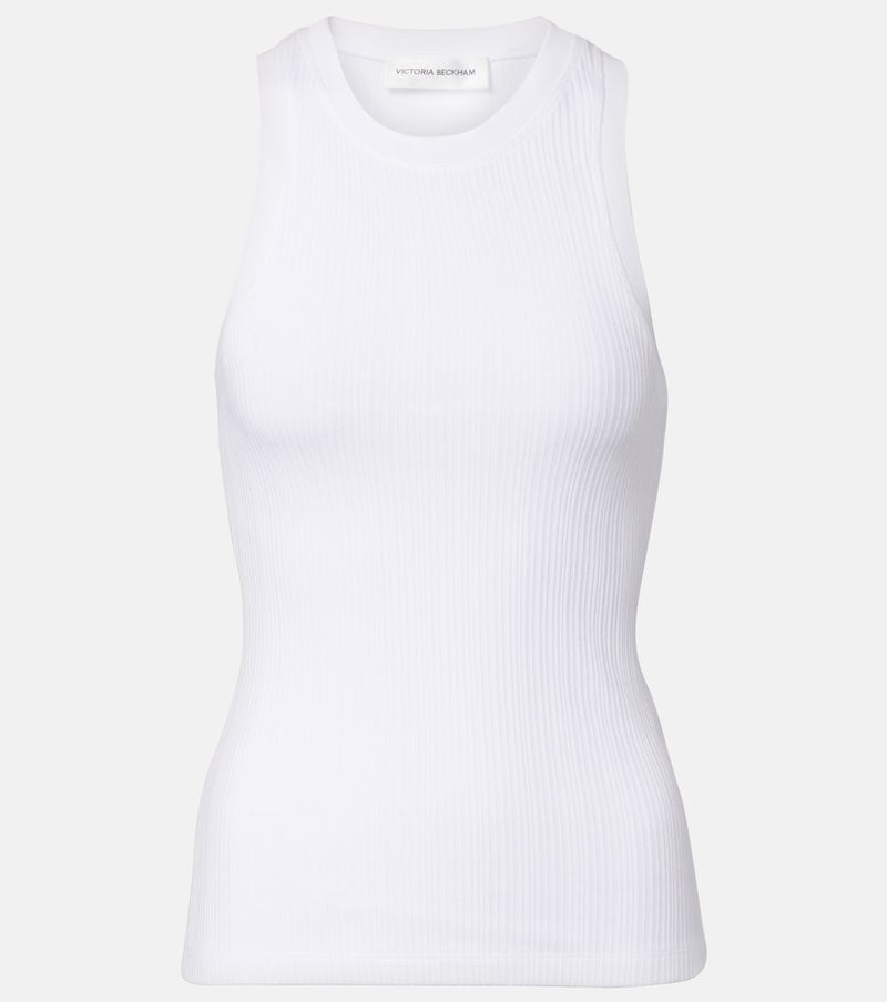 Victoria Beckham Cotton-blend tank top
