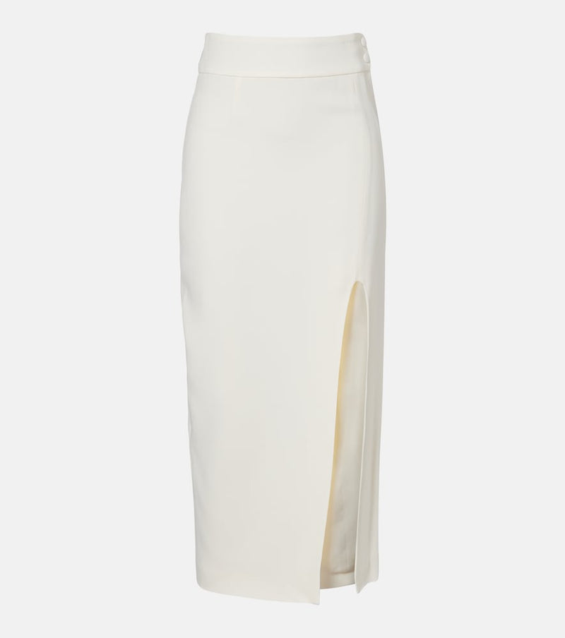 Victoria Beckham Twill midi skirt