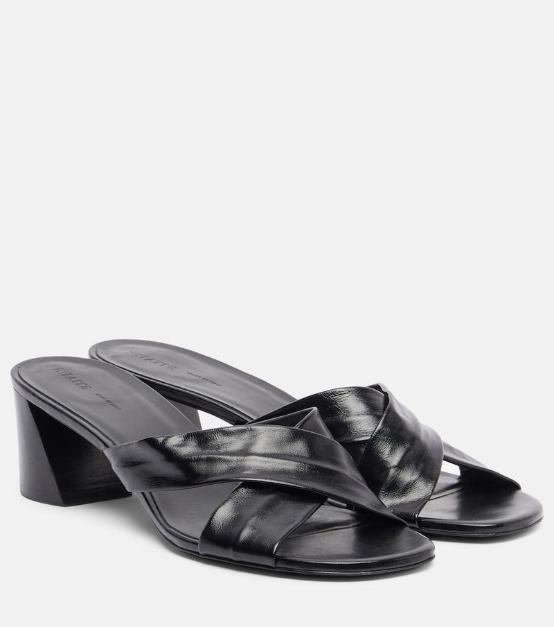 Khaite Liria 55 leather mules