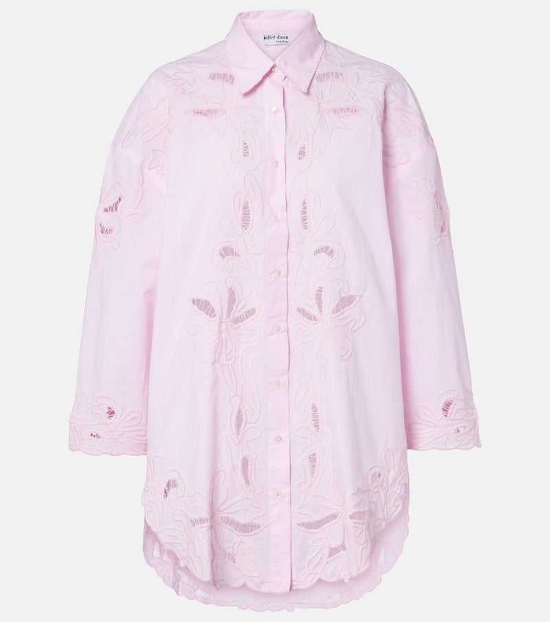 Juliet Dunn Oversized cotton top