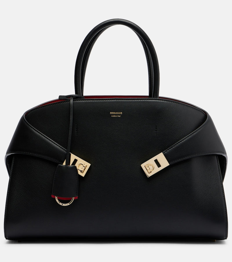 Ferragamo Hug Medium leather top-handle bag