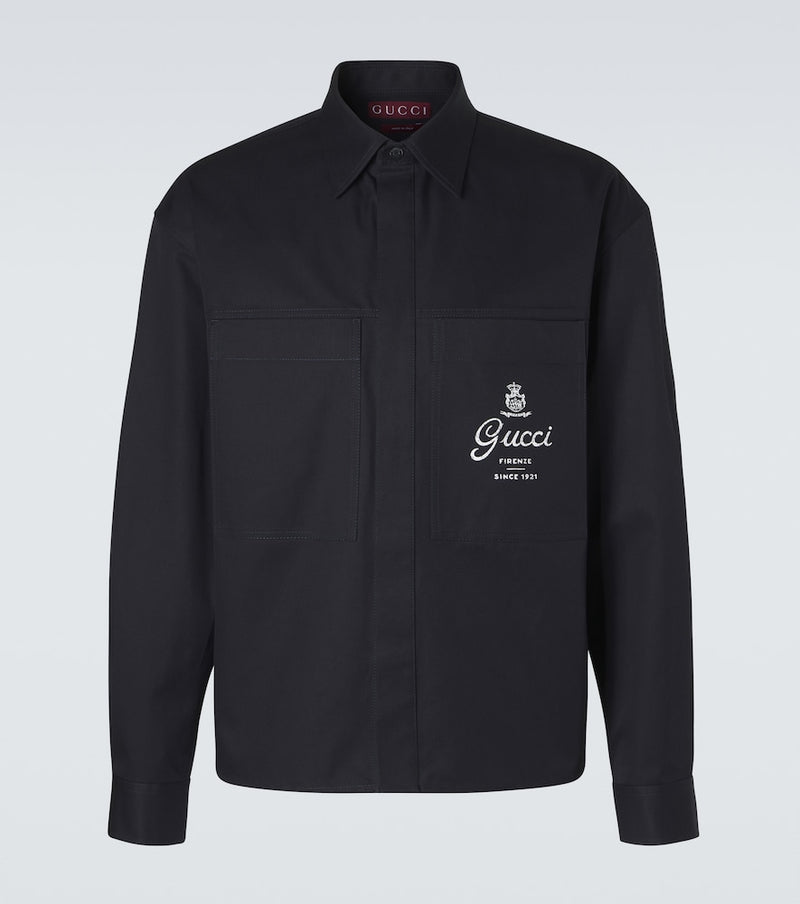 Gucci Logo cotton shirt