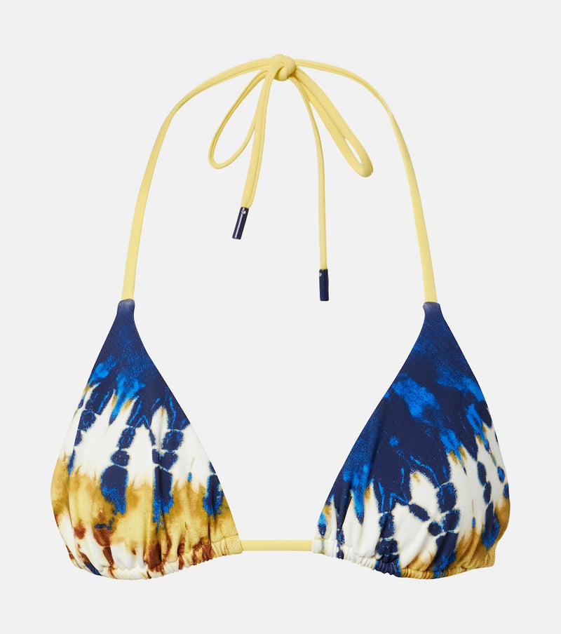 Alemais Martine printed bikini top