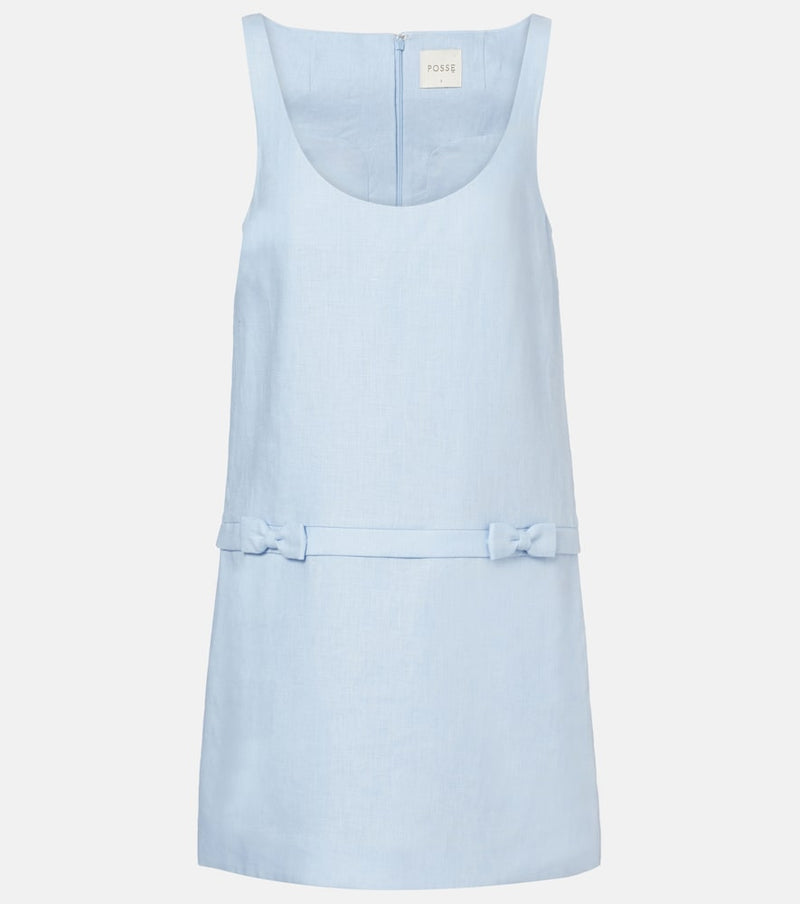 Posse Harper linen minidress