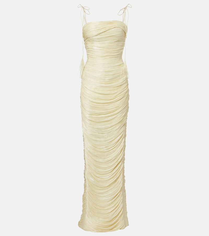 Marmar Halim Beatriz pleated corset gown